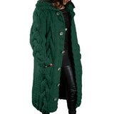 Winifred | Cable-Knit Hooded Cardigan