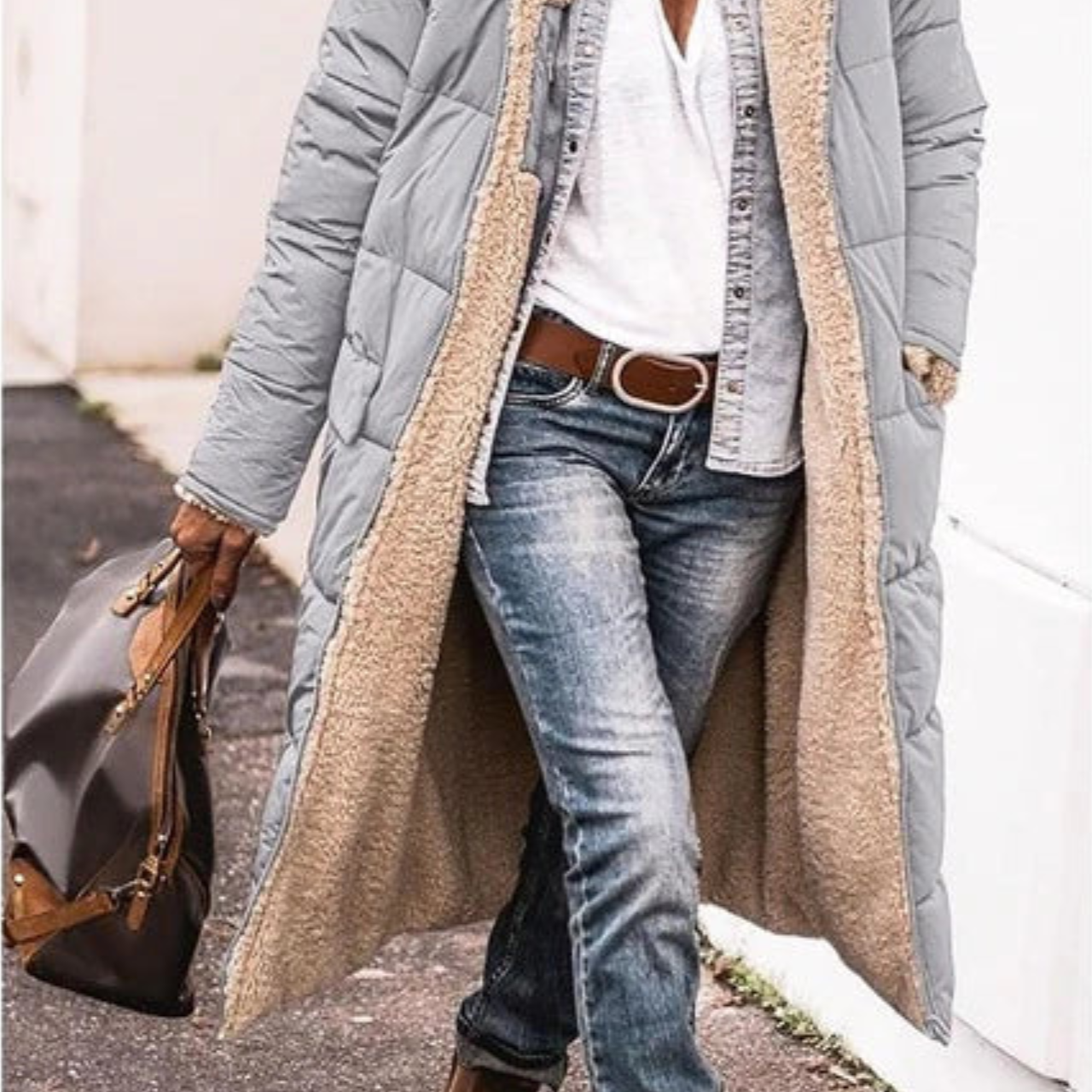 Elena | Elegant Reversible Coat