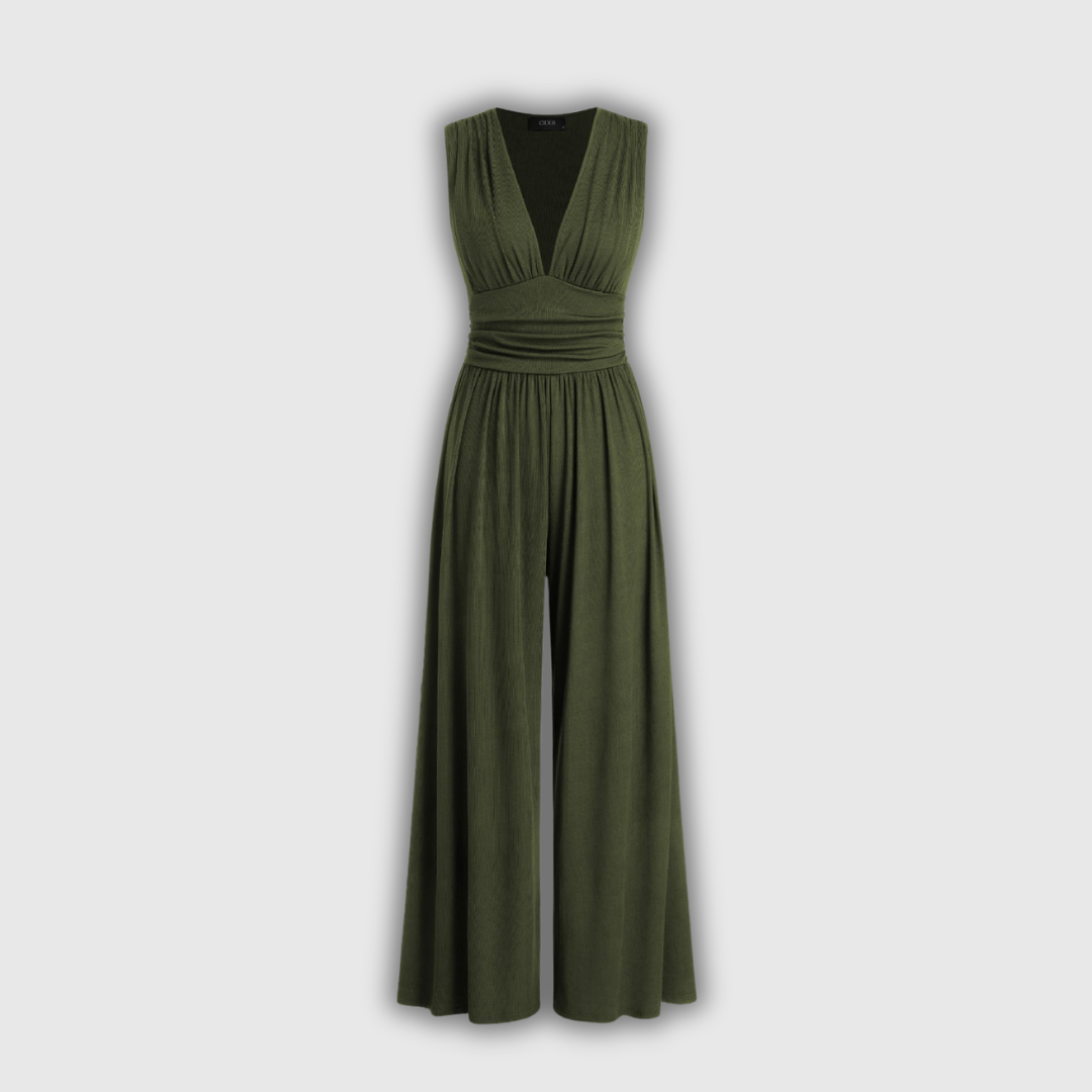 Charity – Chic Sleeveless Wide-Leg Jumpsuit
