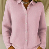 Clara | Waffle-Knit Cardigan