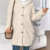 Sara - Fluffy Hooded Jacket