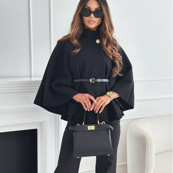 Aline - Butterfly Coat with Belt