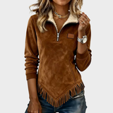 Daisy | Half-Zip Fleece-Lined Top