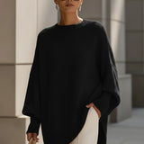 Beatrice | Draped Asymmetric Hem Jumper