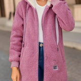 Krista | Warm Teddy Gilet with Hood for Women