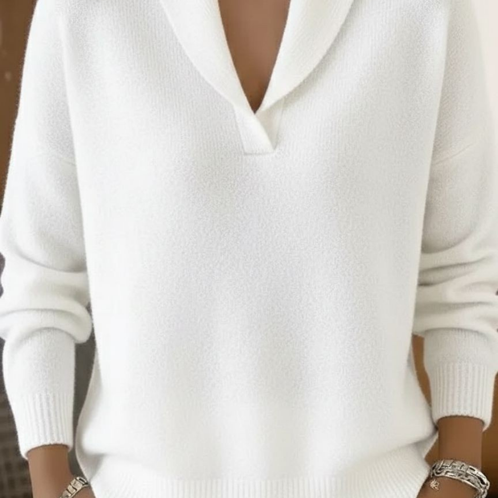 Adelaide | Shawl Collar Knit Jumper