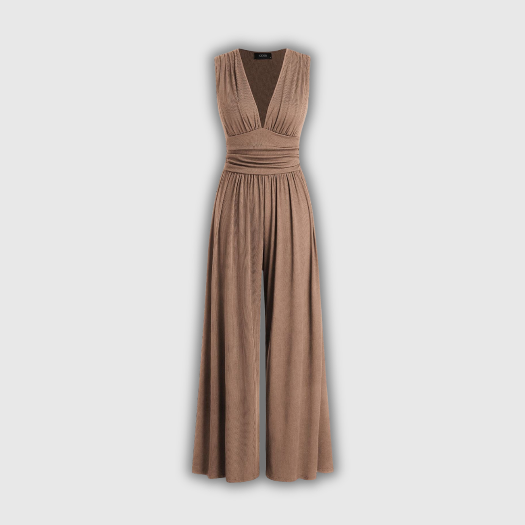 Charity – Chic Sleeveless Wide-Leg Jumpsuit