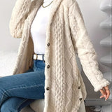 Sara - Fluffy Hooded Jacket