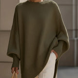 Beatrice | Draped Asymmetric Hem Jumper