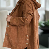 Cordia | Comfortable Cord Jacket with Hood