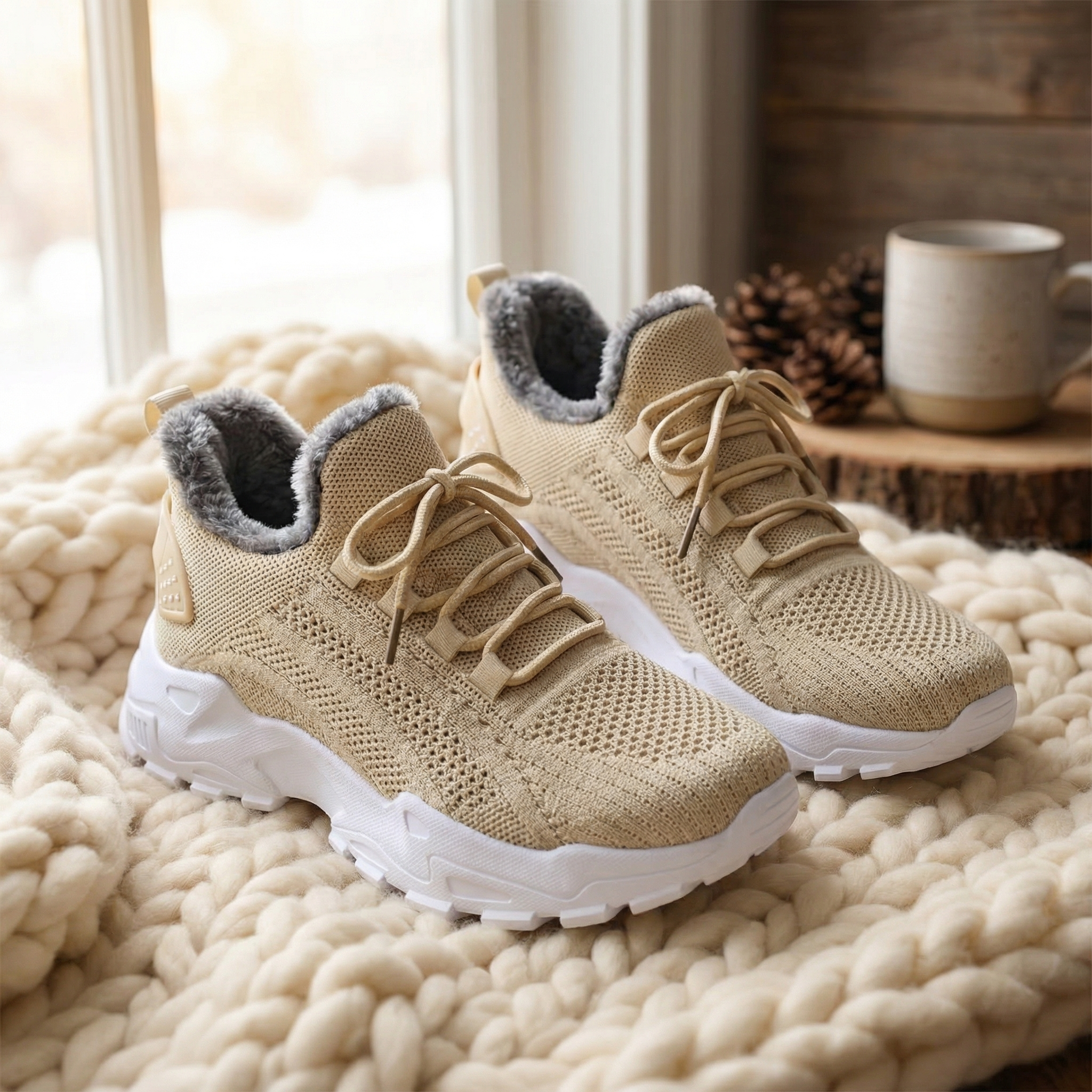 Maude | Orthopaedic Fleece-Lined Winter Trainer