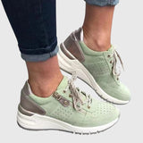 Hilda | Chunky Two-Tone Suede Trainers
