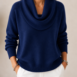 Caralina™ | Elegant Cowl Neck Knit Jumper