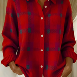 ANNA | PLAID KNIT CARDIGAN