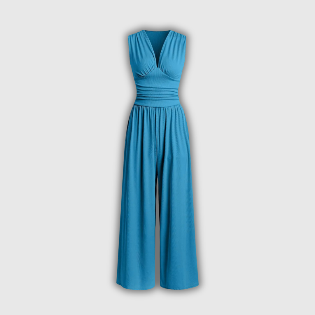 Charity – Chic Sleeveless Wide-Leg Jumpsuit