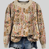 Flora | Floral-Print Knit Jumper