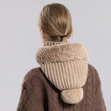 Amélie | Cozy Fluffy Hat with Pom-Pom