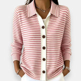 Lesley | The Striped Cardigan