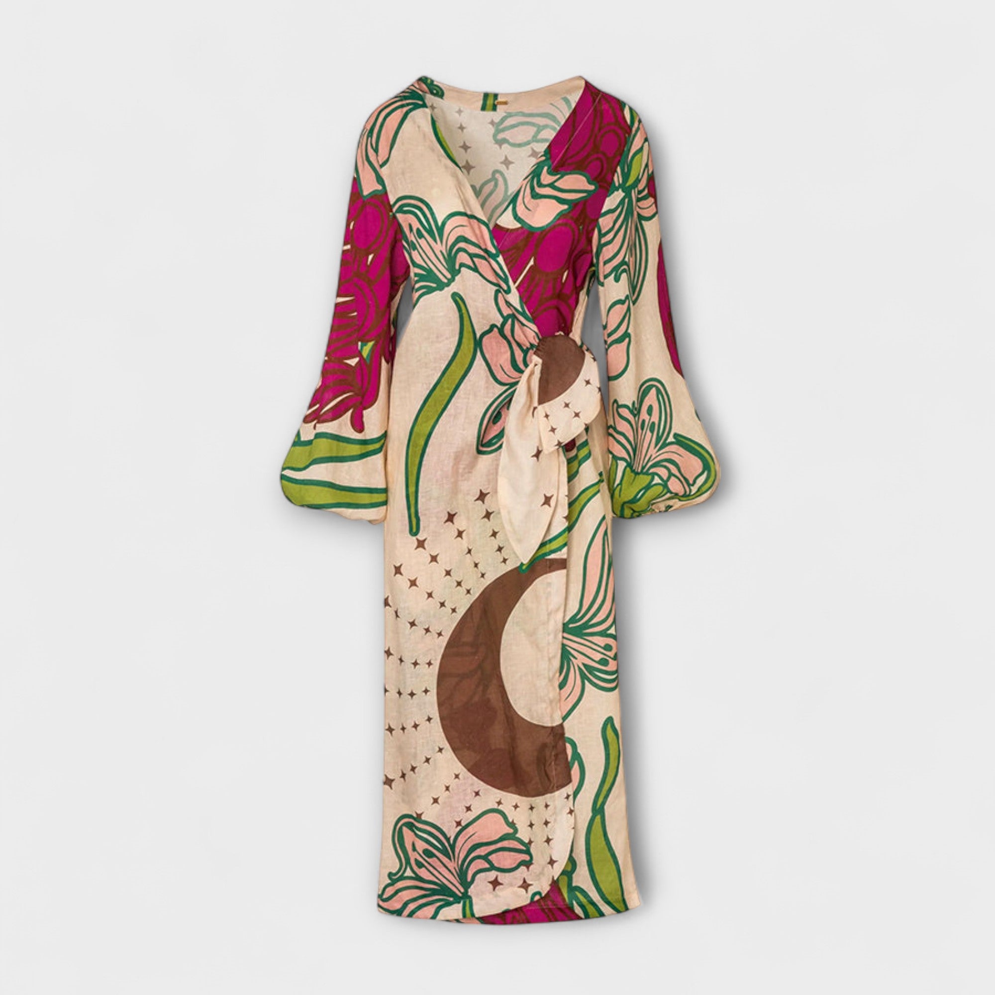 Tracey - Tie-Waist Maxi Dress