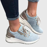 Hilda | Chunky Two-Tone Suede Trainers