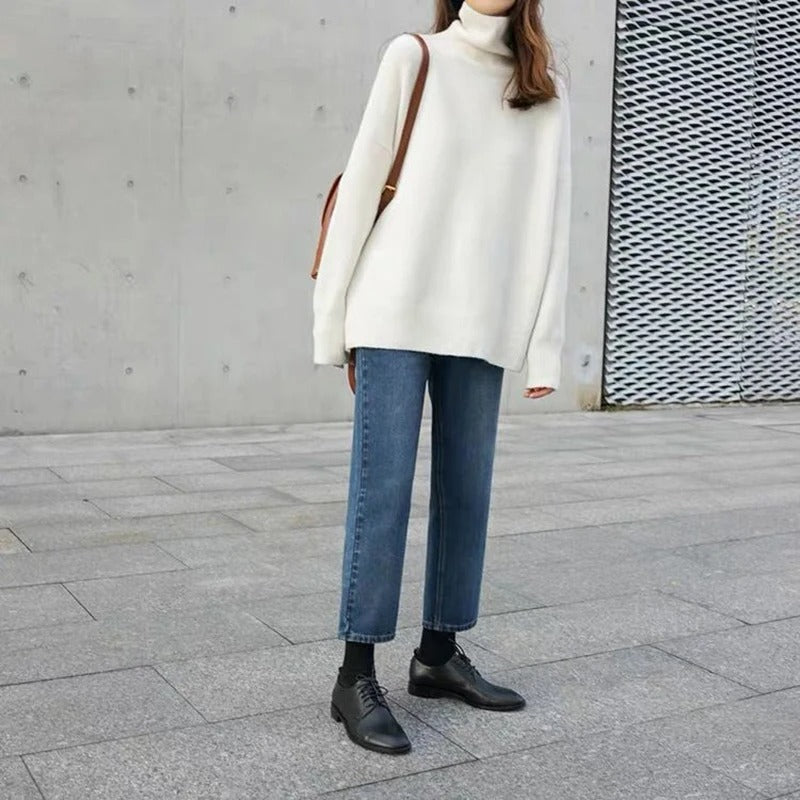 Muriel | Oversized Roll Neck Jumper