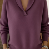 Adelaide | Shawl Collar Knit Jumper