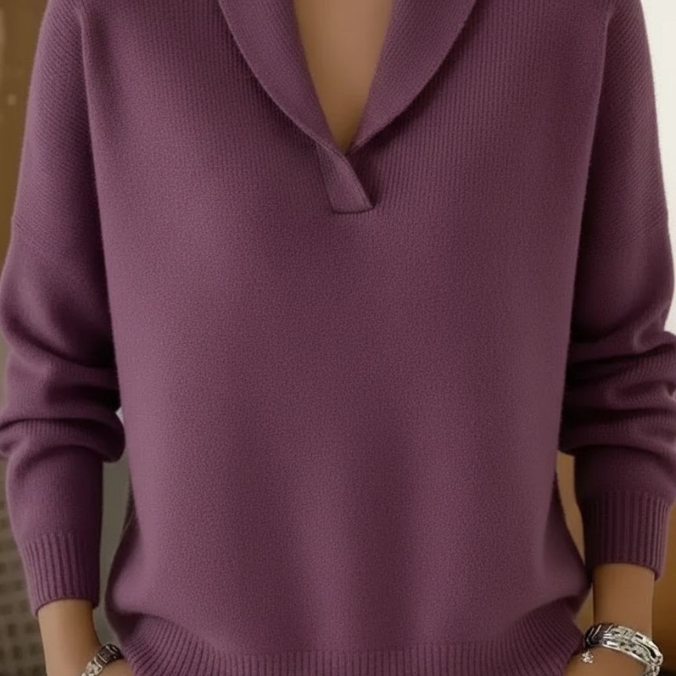 Adelaide | Shawl Collar Knit Jumper