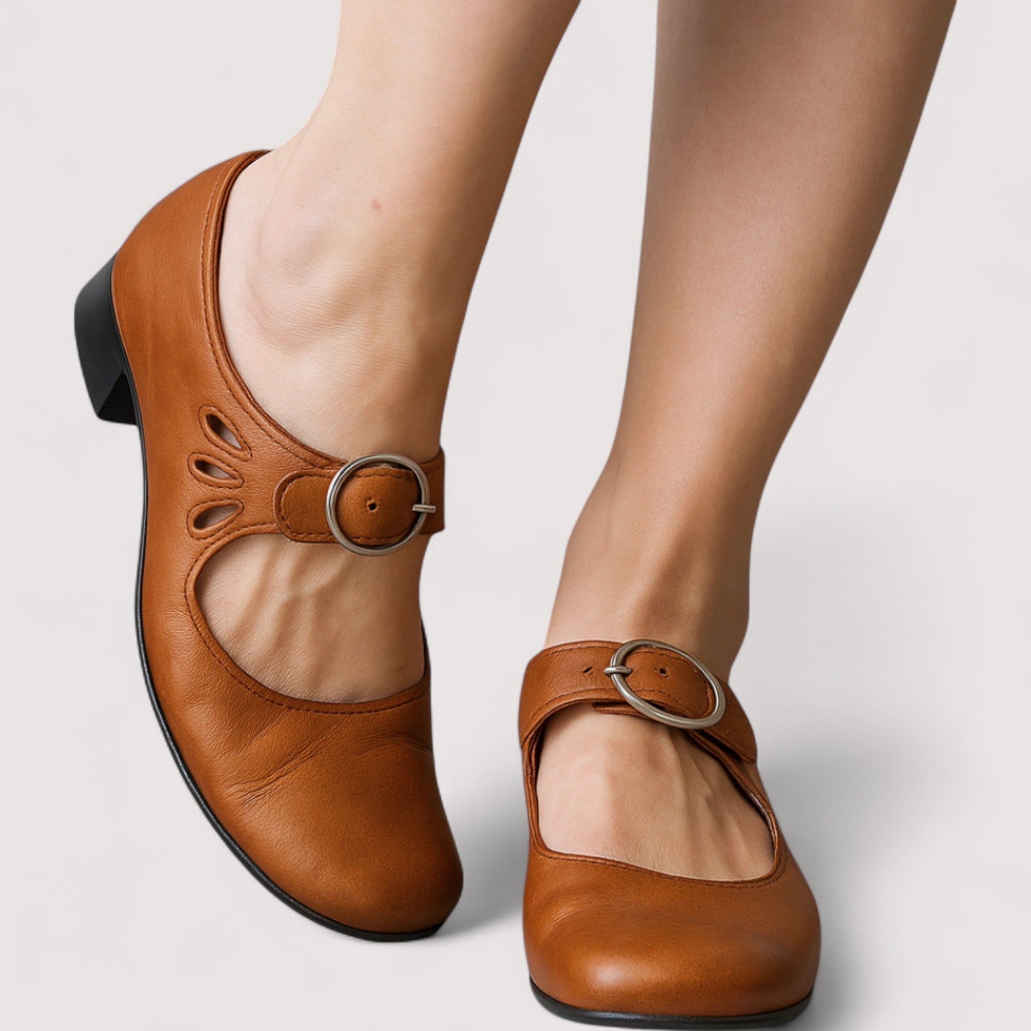 Clara - Elegant High Heels made of Synthetic Leather