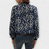 Raquel - Elegant Leopard Print Jacket