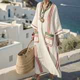 Caftan Dress "Joséphine" – Vent du Large