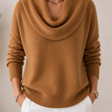 Caralina™ | Elegant Cowl Neck Knit Jumper