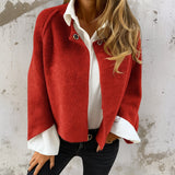 Estelle | Cropped Wool-Blend Jacket