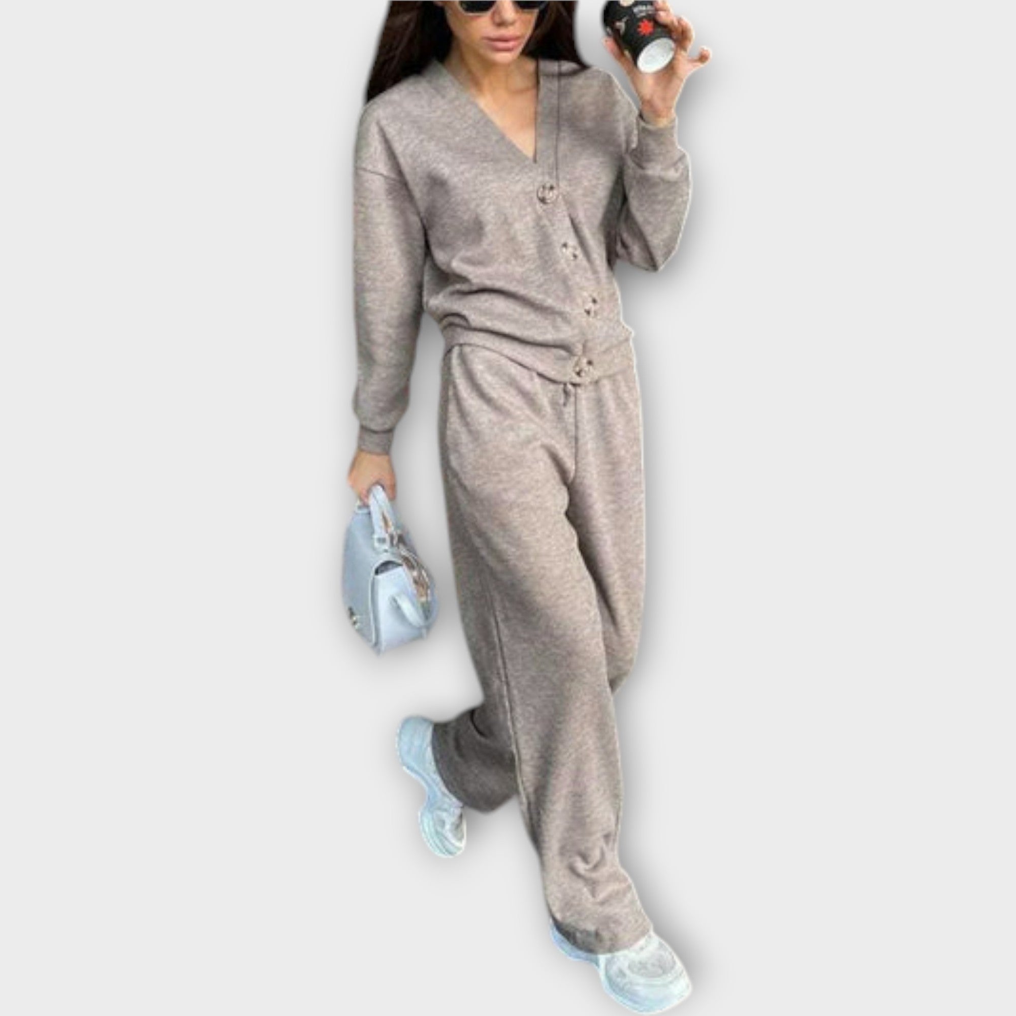 Chantal – Cardigan and Trouser Set