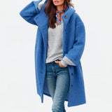 Maude | Hooded Longline Wool-Blend Coat