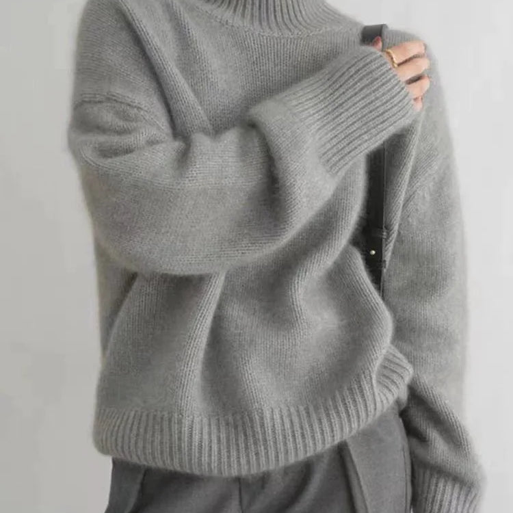 Clara | Oversized Roll Neck Jumper