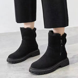 Nora | Fur-Trimmed Suede Winter Boots