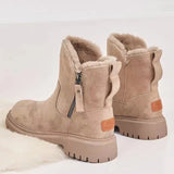 Nora | Fur-Trimmed Suede Winter Boots