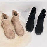 Nora | Fur-Trimmed Suede Winter Boots