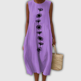 Alice | Lightweight Summer Dress without Sleeves