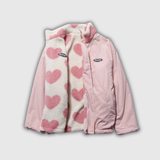 Lydia | Reversible Heart-Print Padded Coat