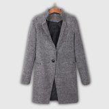 Edith | Textured Tweed-Weave Coat