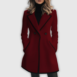 Cordelia | Double-Breasted Trim Coat
