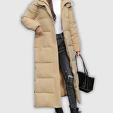 Beatrice | Longline Quilted Hooded Coat