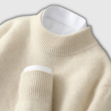Hilda | Ribbed Stand-Collar Jumper