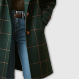 Harriet | Checked Wool-Blend Coat