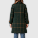 Harriet | Checked Wool-Blend Coat
