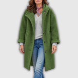 Maude | Hooded Longline Wool-Blend Coat