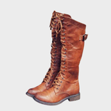 Beatrice | Lace-Up Leather Riding Boots
