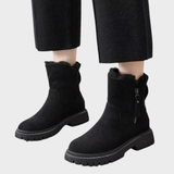 Nora | Fur-Trimmed Suede Winter Boots