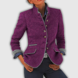 Constance | Stand-Collar Cardigan